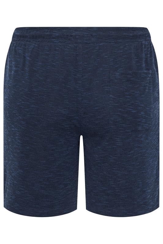 BadRhino Big & Tall Navy Blue Slub Shorts | BadRhino 6