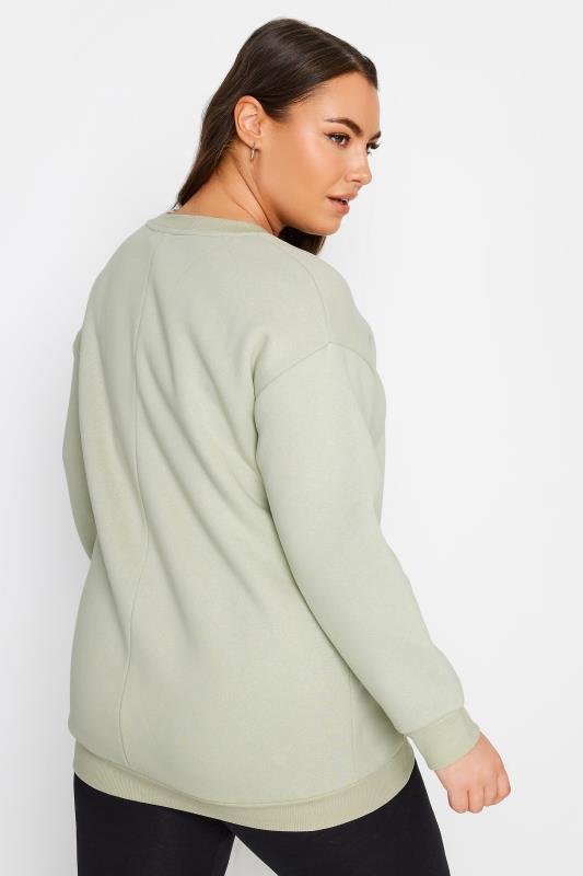 YOURS Curve Plus Size Light Grey 'New York' Slogan Sweatshirt | Yours ...