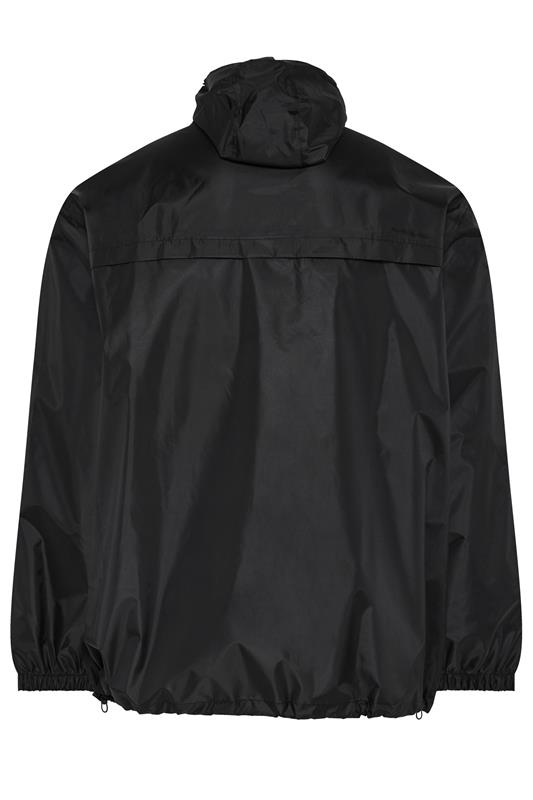 BadRhino Big & Tall Black Pac a Mac Hooded Jacket | BadRhino 6