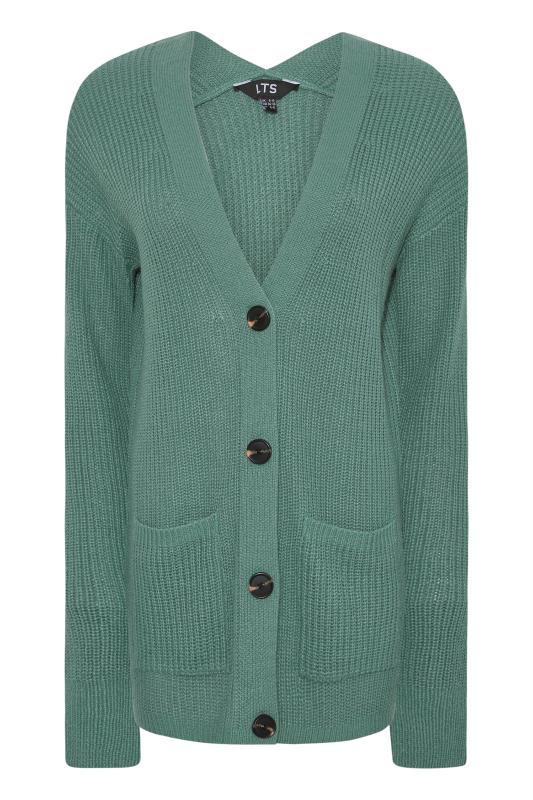 LTS Tall Green Knitted Cardigan_F.jpg