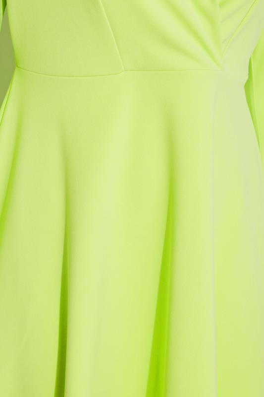 LIMITED COLLECTION Plus Size Lime Green Blazer Dress | Yours Clothing 5