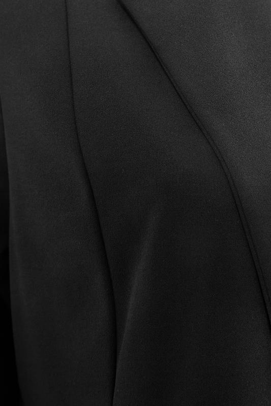 Plus Size Black Longline Maxi Blazer | Yours Clothing 5