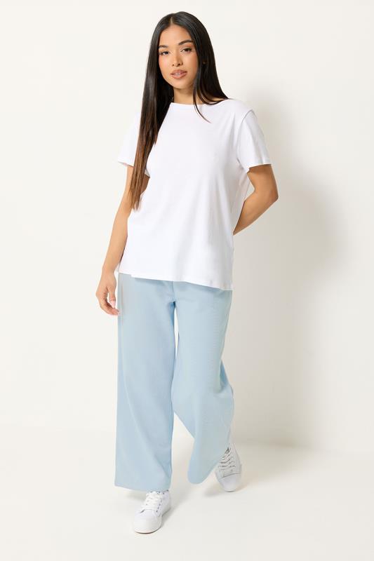 M&Co Petite Light Blue Wide Leg Joggers | M&Co 1