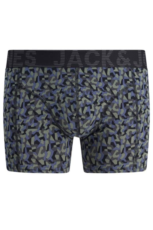 JACK & JONES Big & Tall Black 'Danny' 3 Pack Trunks | BadRhino 6