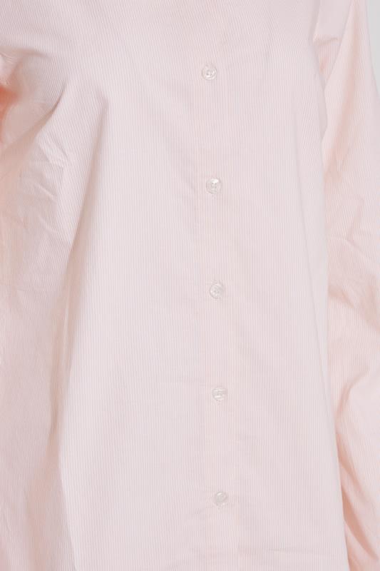 LTS Tall Pink Stripe Fitted Shirt 5