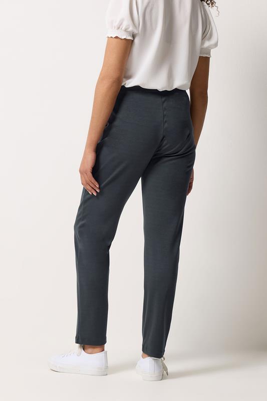 M&Co Grey Ponte Seam Detail Trousers | M&Co 2