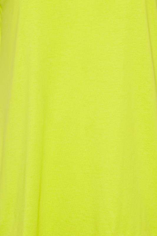 YOURS Curve Plus Size 3 PACK Lime Green & Orange Essential T-Shirts | Yours Clothing  8