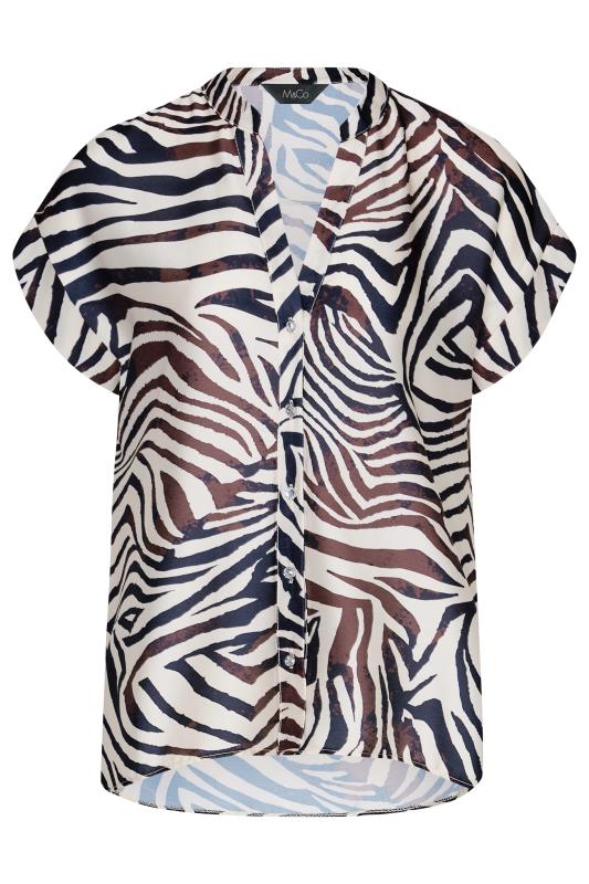 M&Co Black & White Zebra Print Shirt | M&Co 6