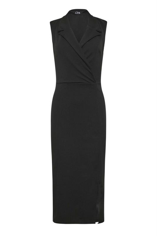 LTS Tall Black Scuba Blazer Dress 6