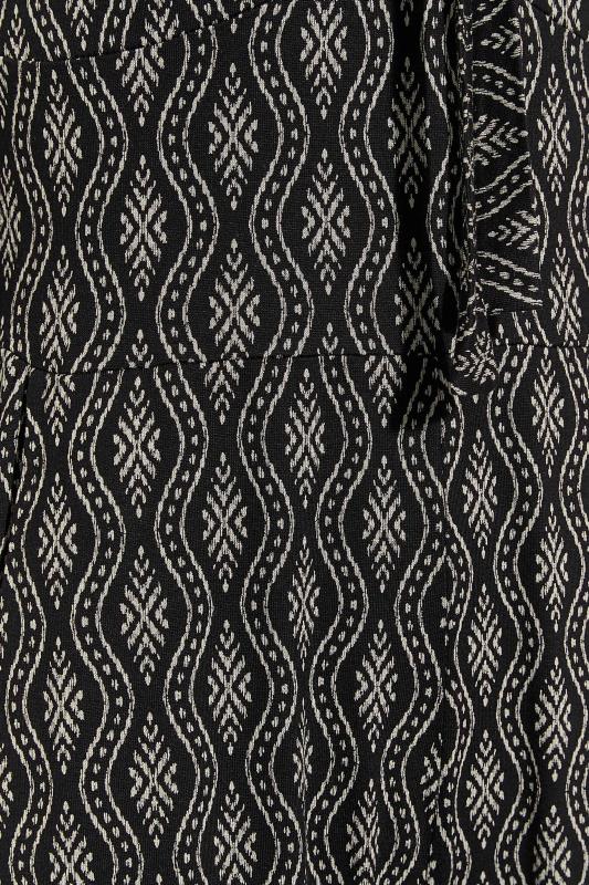 LTS Tall Black Geometric Print Jumpsuit 5