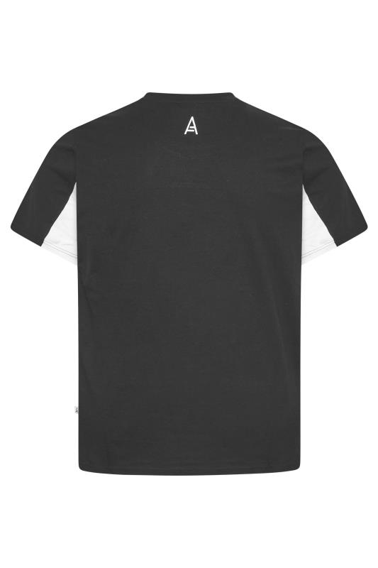 STUDIO A Big & Tall Black Zip Pocket T-Shirt 5
