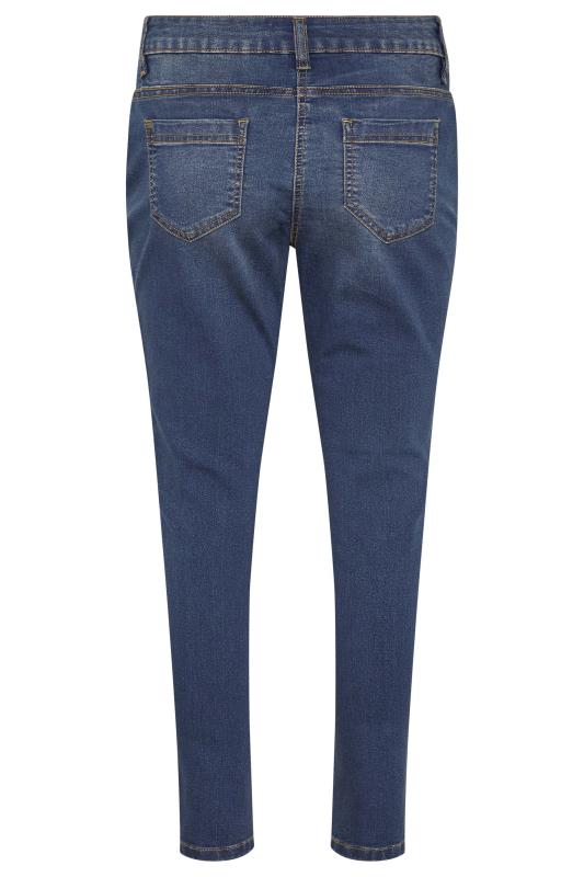 Petite Indigo Blue Skinny Stretch AVA Jeans 5