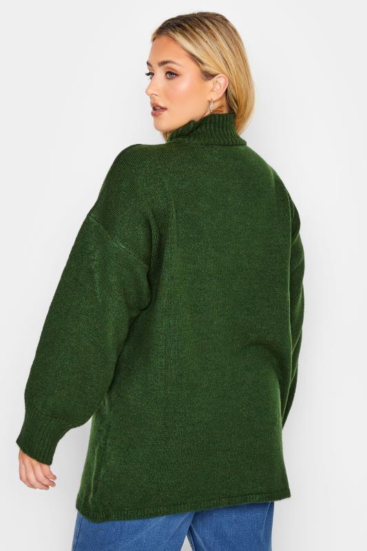 YOURS LUXURY Plus Size Green Batwing Jumper | Yours Clothing 3