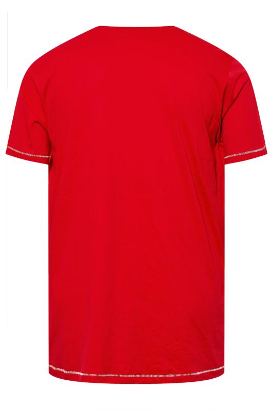 D555 Big & Tall Red Coca Cola Christmas T-Shirt 4