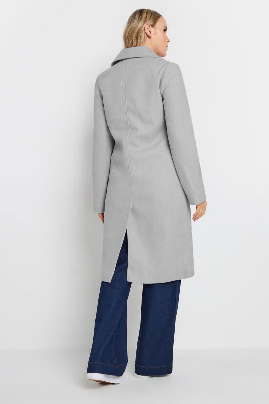 LTS Tall Grey Single Breasted Formal Coat | Long Tall Sally 3