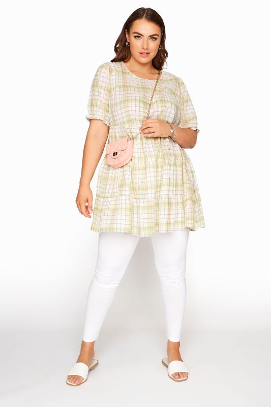 LIMITED COLLECTION Mint Check Tiered Tunic Top_B.jpg
