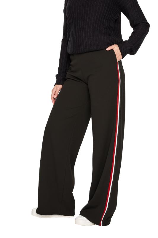 LTS Tall Women's Black & Red Side Stripe Trousers | Long Tall Sally 7