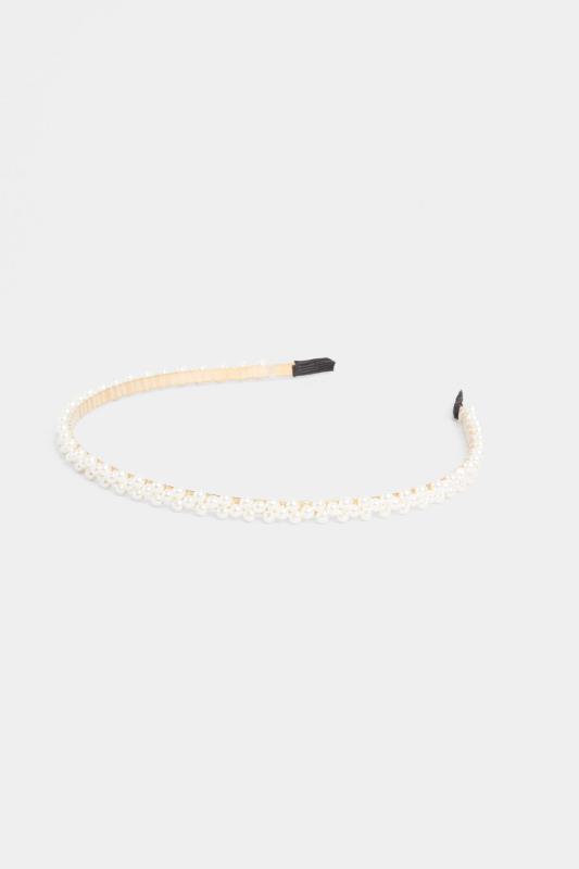 White Pearl Headband 3