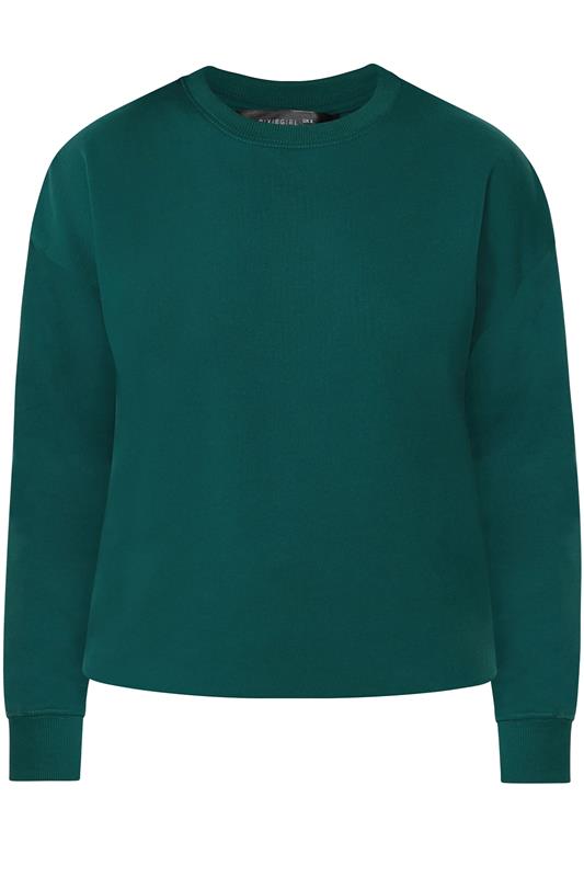 PixieGirl Petite Women's Forest Green Sweatshirt | PixieGirl  5