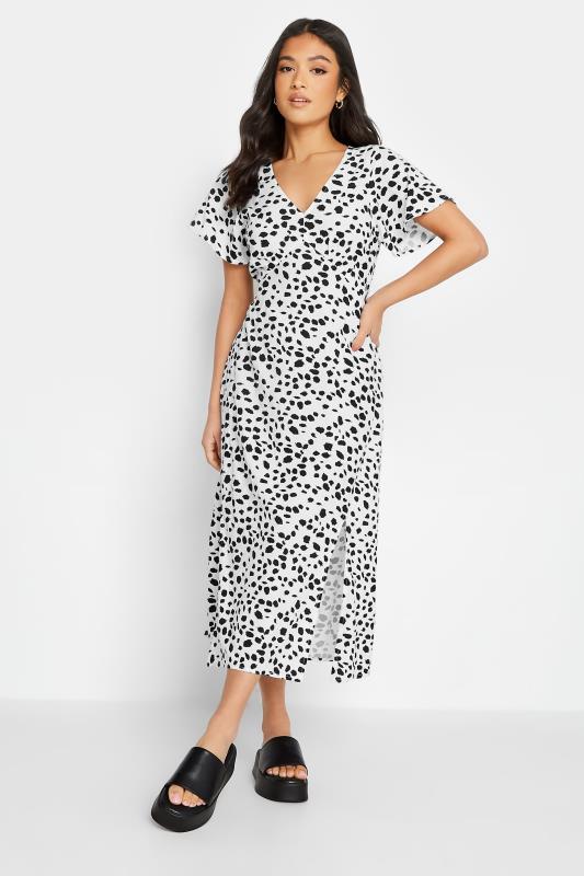 PixieGirl White Dalmatian Print Tea Dress | PixieGirl 2