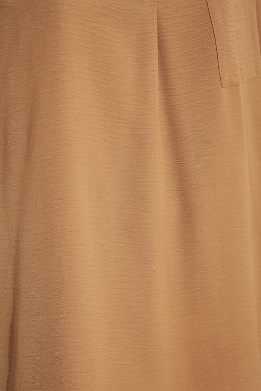 LIMITED COLLECTION Plus Size Beige Brown Shirt | Yours Clothing 5