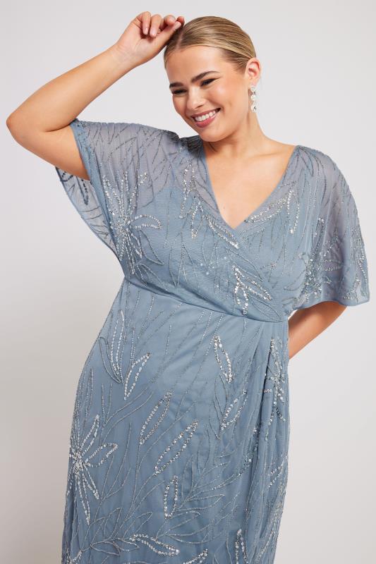 Plus size wrap dress midi best sale