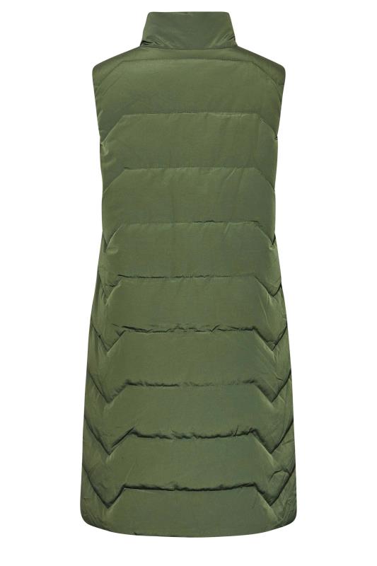 Plus Size Green Maxi Gilet | Yours Clothing  7