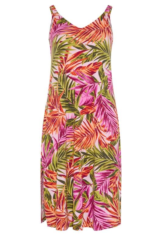 YOURS Plus Size Pink Sleeveless Maxi Dress | Yours Clothing 5