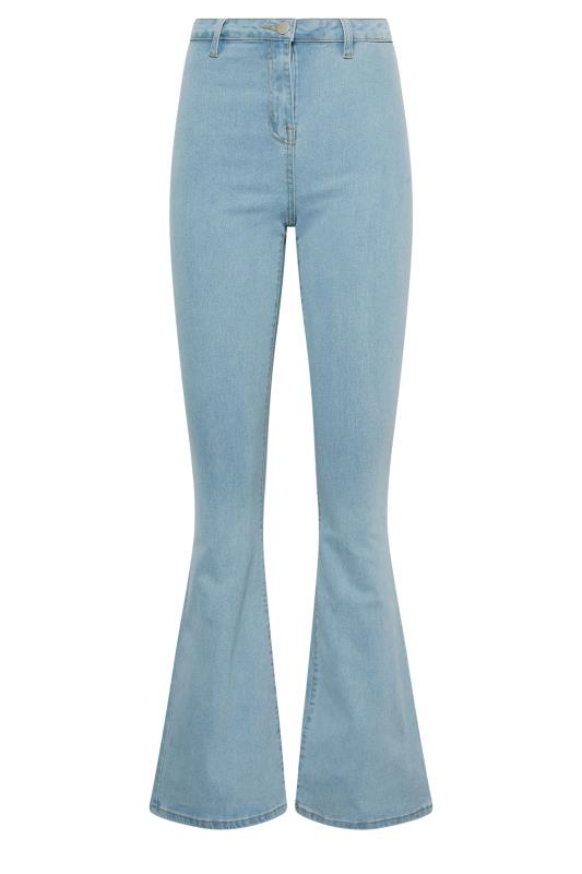 LTS Tall Women's Light Blue Denim Flared Jeans | Long Tall Sally 5
