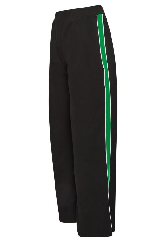 Petite Black & Green Stripe Trousers | PixieGirl 6