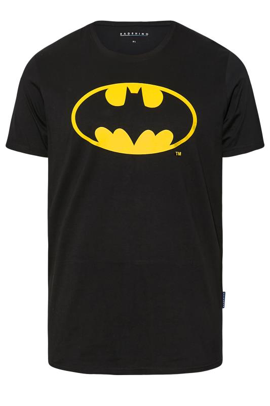 BadRhino Big & Tall Black Batman Printed T-Shirt 2