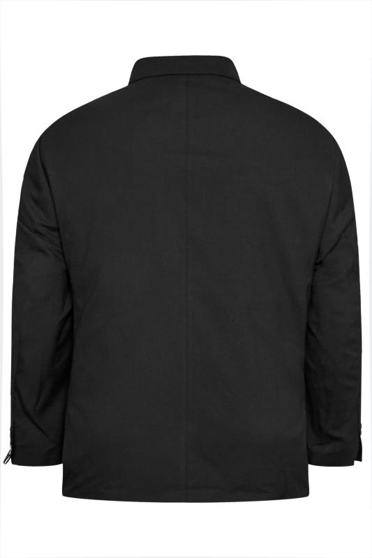 BadRhino Big & Tall Black Plain Suit Jacket | BadRhino 7