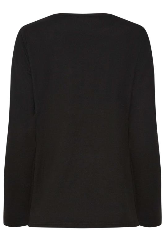 M&Co Black Sequin Star Soft Touch Jumper | M&Co 7