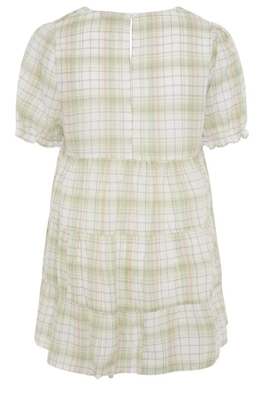 LIMITED COLLECTION Mint Check Tiered Tunic Top_BK.jpg