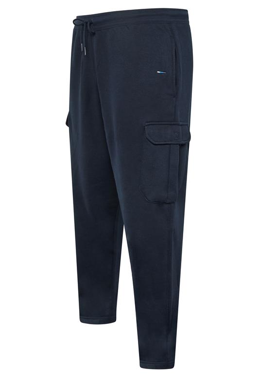 BadRhino Big & Tall Navy Blue Cargo Joggers | BadRhino 7