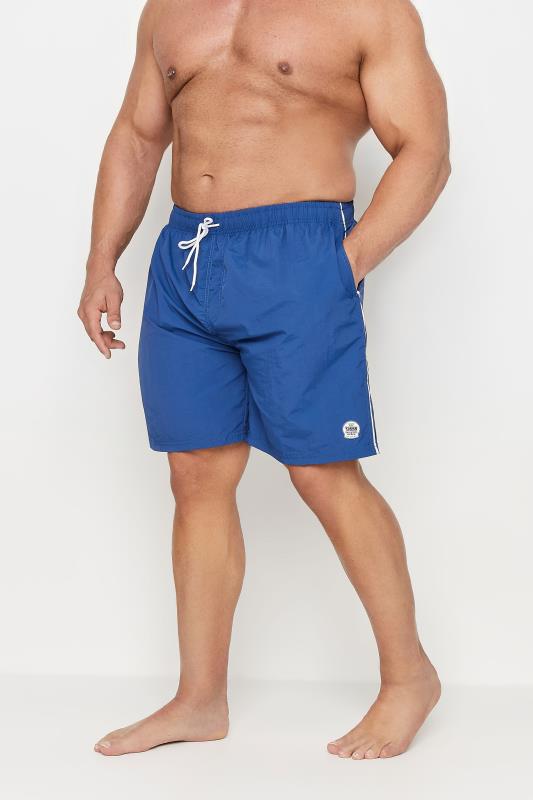 D555 Royal Blue Full Length Swim Shorts