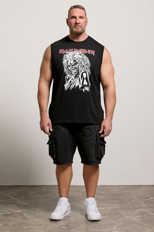 BadRhino Big & Tall Black Iron Maiden Graphic Vest | BadRhino 1