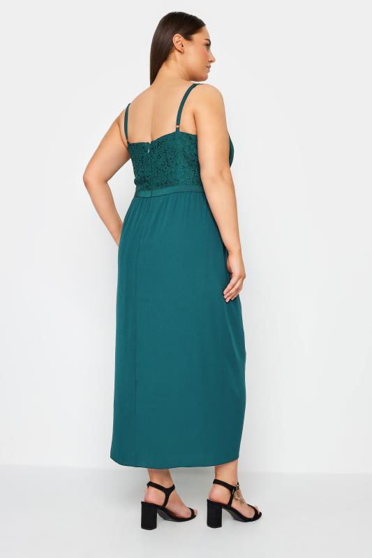 Evans Green Lace Midi Dress 3