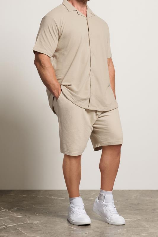 BadRhino Big & Tall Stone Brown Lightweight Jersey Shorts