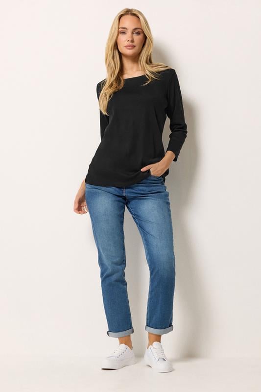 M&Co 2 PACK Black & White Cotton Tops | M&Co  4