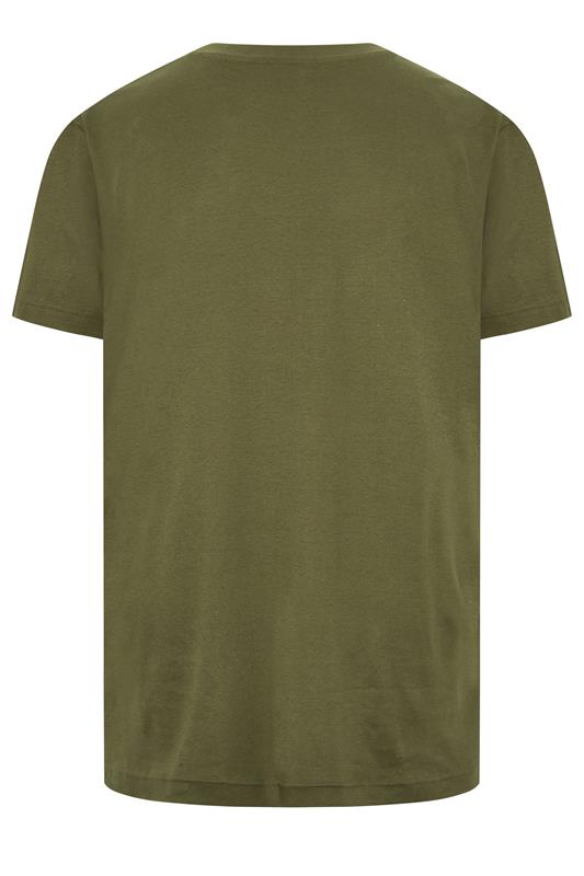 IronRhino Big & Tall Olive Green 'Rest Day' T-Shirt | BadRhino 6