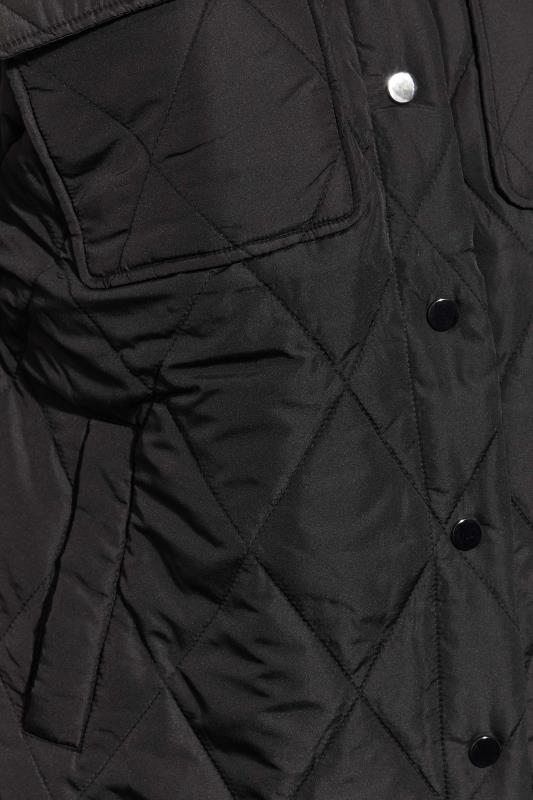 Curve Black Quilted Shacket 5
