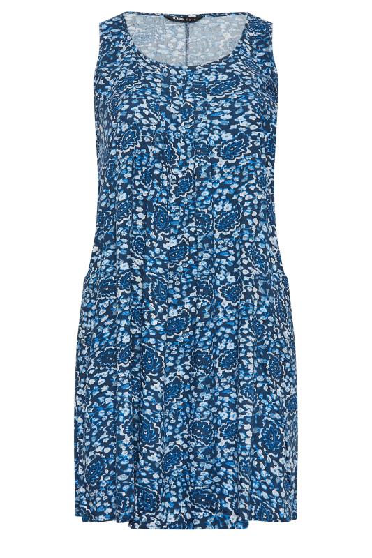 YOURS Plus Size Blue Paisley Print Pocket Dress | Yours Clothing