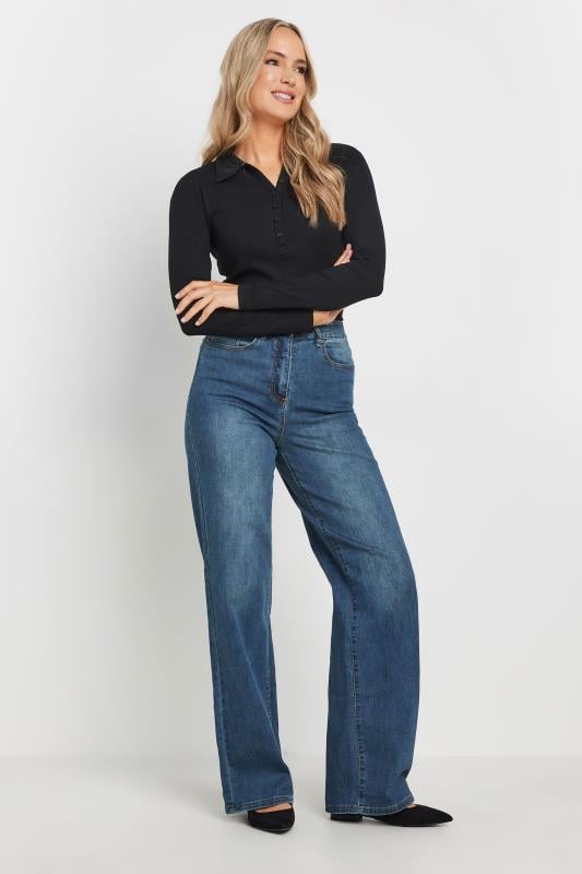 LTS MADE FOR GOOD Tall Dark Blue Bootcut Jeans | Long Tall Sally 1