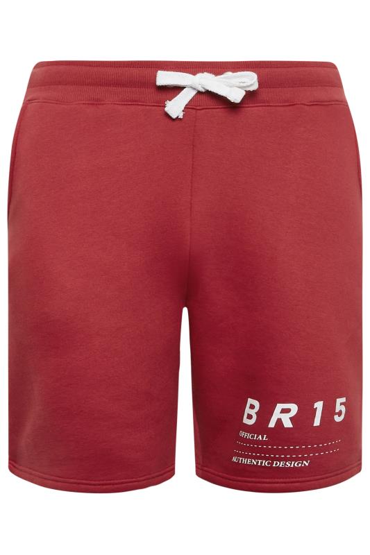 BadRhino Big & Tall Red BR15 Jogger Shorts | BadRhino 4