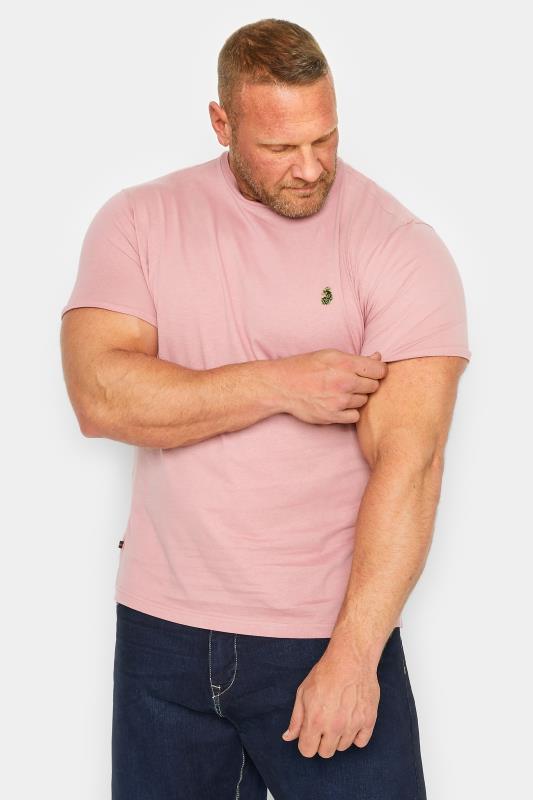 LUKE 1977 Big & Tall Pink Traff Core T-Shirt | BadRhino 1