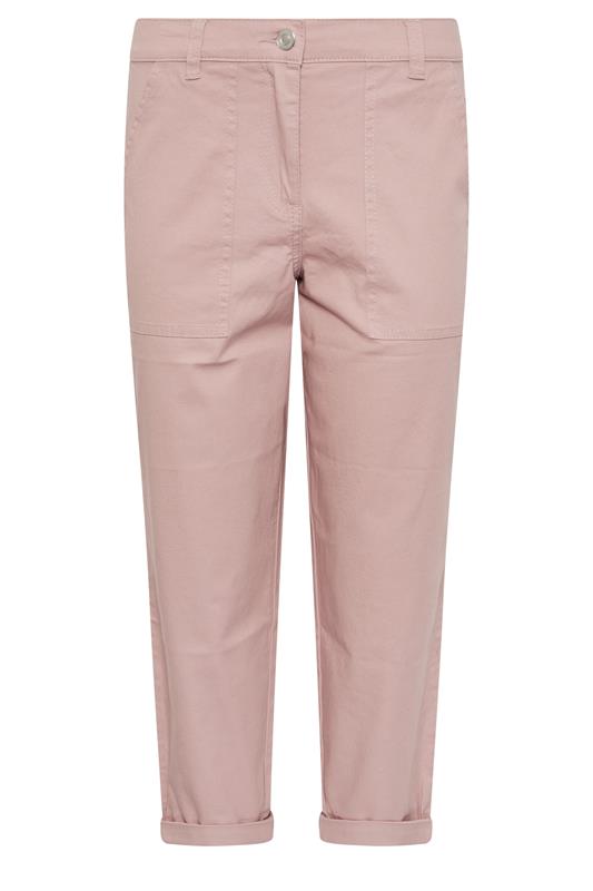 M&Co Pink Twill Carpenter Trousers | M&Co 5