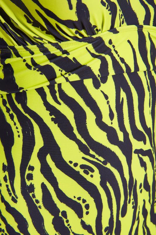 Curve Bright Lime Green Zebra Print Plunge Swimsuit_S.jpg