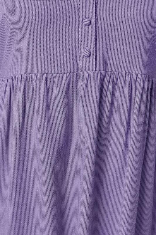 M&Co Purple Fine Stripe Tiered Maxi Dress | M&Co 4