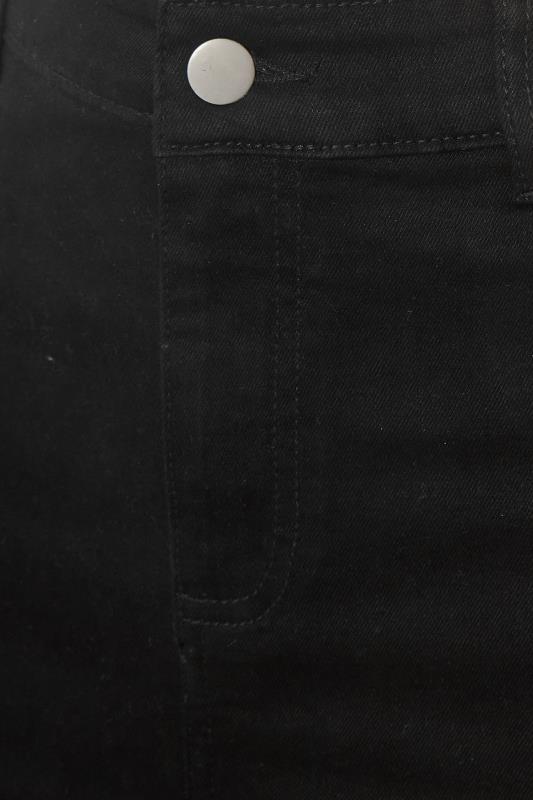 Curve Black Zip Front Skinny AVA Jeans 6